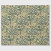 Walter Crane -  Art Nouveau Macaw Pattern Cadeaupapier (Vlak)