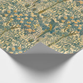 Walter Crane -  Art Nouveau Macaw Pattern Cadeaupapier (Hoek)