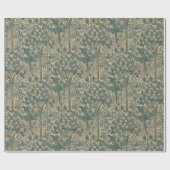 Walter Crane  Art Nouveau Macaw Pattern Cadeaupapier (Vlak)