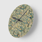 Walter Crane - Art Nouveau Macaw Pattern Ronde Klok (Hoek)