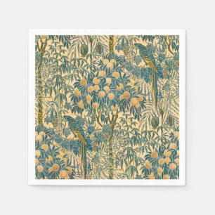 Walter Crane -  Art Nouveau Macaw Pattern Servet