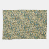 Walter Crane - Art Nouveau Macaw Pattern Theedoek (Horizontaal)