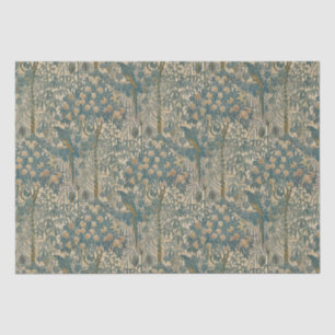 Walter Crane  Art Nouveau Macaw Pattern Tissuepapier