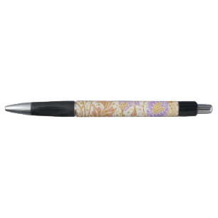 Walter Crane Arts and Crafts Paarse Bloemenkunst Pen