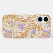 Walter Crane Arts and Crafts Paarse Bloemkunst Case-Mate iPhone Case (Achterkant (horizontaal))