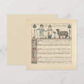 Walter Crane Baa Baa Zwarte Schaap Kindeerversje (Voorkant / Achterkant)
