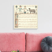 Walter Crane Baa Baa Zwarte Schaap Kindeerversje Canvas Afdruk (Insitu (Woonkamer))