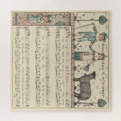 Walter Crane Baa Baa Zwarte Schaap Kindeerversje Legpuzzel (Horizontaal)