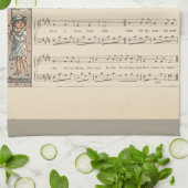 Walter Crane Baa Baa Zwarte Schaap Kinderrijm Theedoek (Gevouwen)