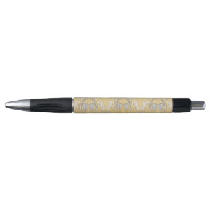 Walter Crane Blauw Witte Tulpen & Acanthus Pen