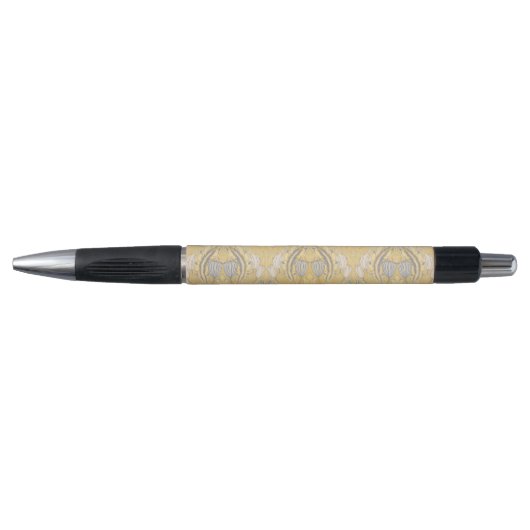 Walter Crane Blauw Witte Tulpen & Acanthus Pen (Voorkant)