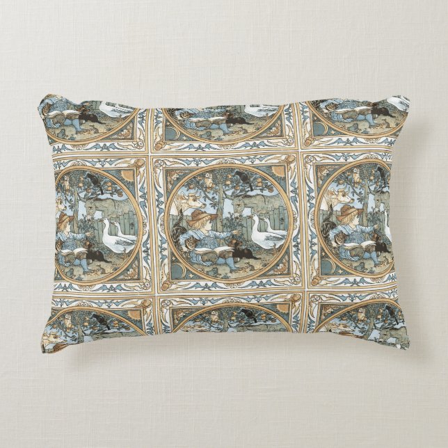  Walter Crane Childrens Book Illustration Accent Kussen (Voorkant)