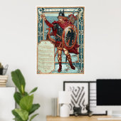 Walter Crane Columbia's Courtship The Norseman Poster (Thuiskantoor)