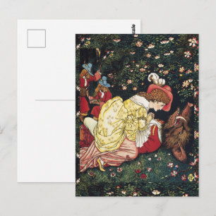 Walter Crane en het beest Briefkaart