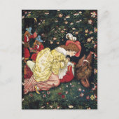 Walter Crane en het beest Briefkaart (Voorkant)