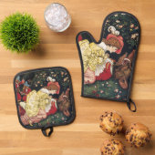 Walter Crane en het beest Ovenwant & Pannenlap Set (Top down)