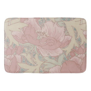 Walter Crane Flowers Bath Mat