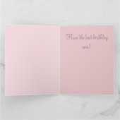 Walter Crane Flowers Birthday Kaart (Binnen)