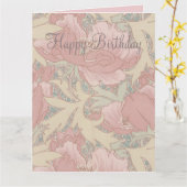 Walter Crane Flowers Birthday Kaart (Gele Bloem)