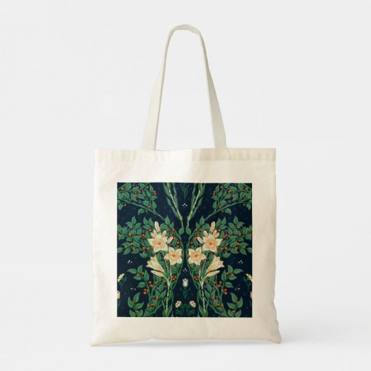 Walter Crane "Francesca" Botanical Tote Bag (Achterkant)