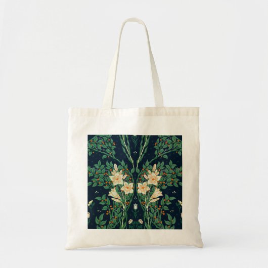 Walter Crane "Francesca" Botanical Tote Bag (Voorkant)