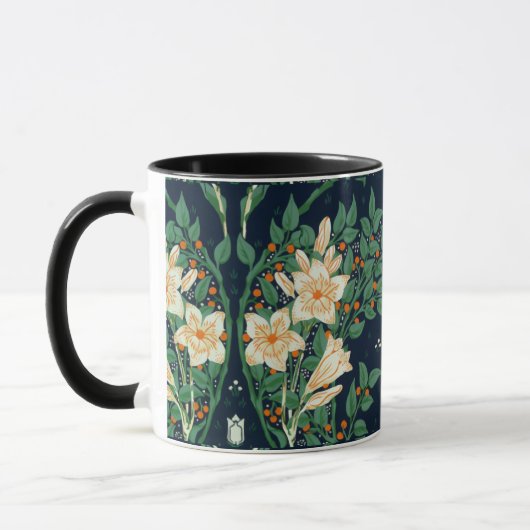 Walter Crane "Francesca" Botanisch Mok (Links)