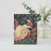 Walter Crane - Het Beauty en het Beest Briefkaart (Staand voorkant)