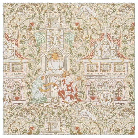 Walter Crane het huis dat Jack bouwde Stof (Close Up)