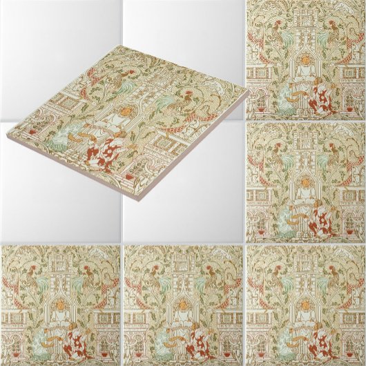 Walter Crane het huis dat Jack bouwde Tegeltje