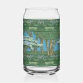 Walter Crane May Tree Wallpaper Green Blue Blikvorm Glas (Links)