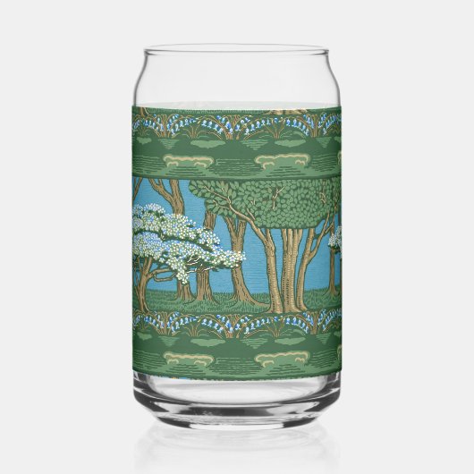 Walter Crane May Tree Wallpaper Green Blue Blikvorm Glas (Links)