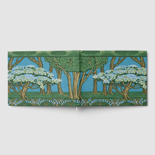 Walter Crane May Tree Wallpaper Green Blue Gastenboek (Volledig)