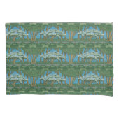 Walter Crane May Tree Wallpaper Green Blue Kussensloop (Voorkant)