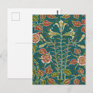 Walter Crane Oude Lelie en Roos Bloemstuk Briefkaart