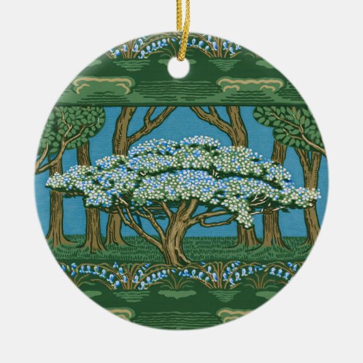 Walter Crane Oude Meiboom Bos Behangselpapier Keramisch Ornament (Voorkant)