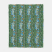 Walter Crane Oude Meiboom Bos Wallpaper Fleece Deken (Voorkant)