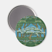 Walter Crane Oude Meiboom Bos Wallpaper Magneet (Voorkant / Achterkant)