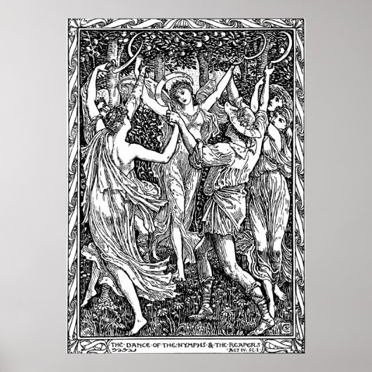 WALTER CRANE POSTER (Voorkant)