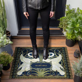 Walter Crane Rush Iris Art Nouveau  Decor Deurmat