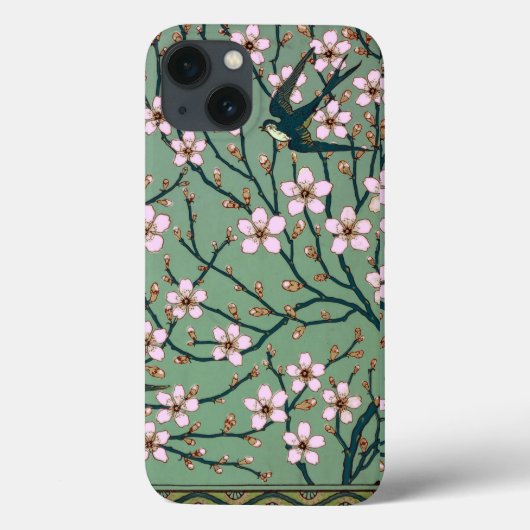 Walter Crane Slijsters en Amandelen Case-Mate iPhone Case (Achterkant)