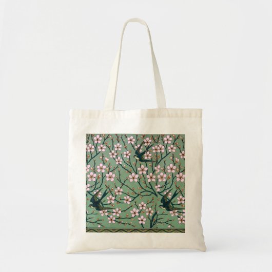 Walter Crane Slijsters en Amandelen Tote Bag (Voorkant)