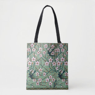 Walter Crane Sluwaluwen en Amandelen Tote Bag