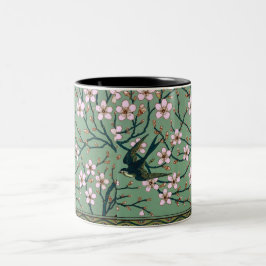 Walter Crane - Swallows and Almond Blossoms Mug Tweekleurige Koffiemok
