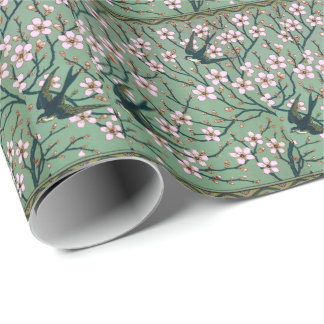 Walter Crane Swallows and Almonds Cadeaupapier