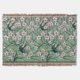 Walter Crane Swallows and Almonds Deken