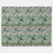 Walter Crane Swallows and Almonds Fleece Deken (Voorkant (Horizontaal))