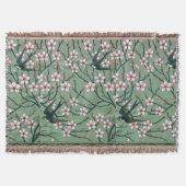 Walter Crane Swallows and Almonds Throw Blanket Deken (Voorkant)