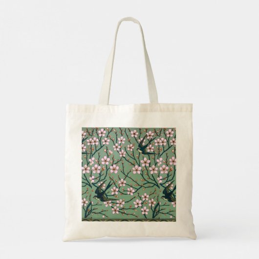 Walter Crane Swallows and Almonds Tote Bag (Achterkant)