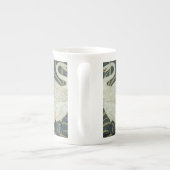  Walter Crane Swan Iris Rush Groene Bloemen Porselein Kop (Achterkant)