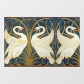 Walter Crane Swan  Rush And Iris Art Nouveau Raamsticker (Vel)